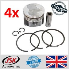 4x Pistone & Anelli Set per