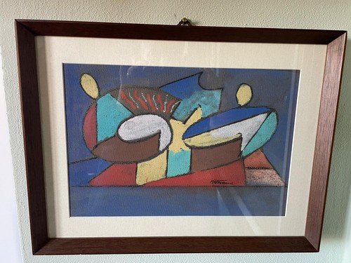 Quadro pastelli cera - a,