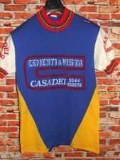 EROICA MAGLIA SHIRT MAILLOT BICI CICLISMO VINTAGE 70'S CASADEI 50% LANA