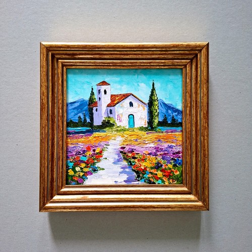 Quadro originale toscana - quadro, prato