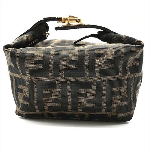 Borsa mano fendi zucca logo - a,