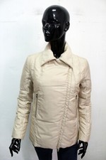 PINKO Donna Giubbotto Taglia 40 Giacca Giubbino Coat Jacket Invernale Beige