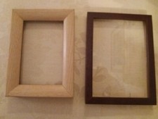 2 cornici moderne  con vetro