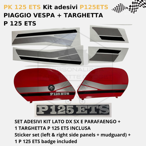 125 ets kit - pk, adesivi