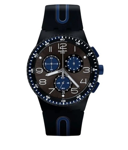Swatch kaicco black - black, blue