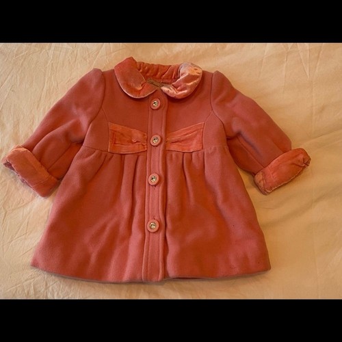 Cappotto vestito rosa bambina