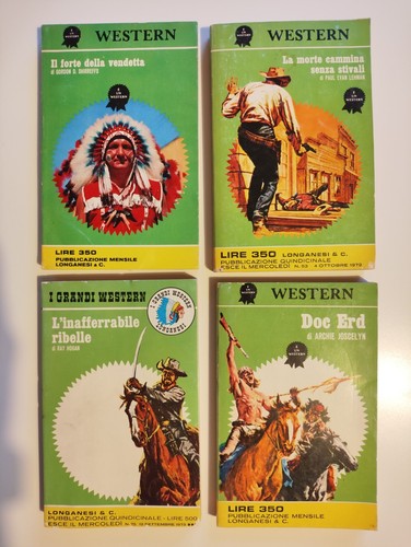 Lotto libri western - libri,