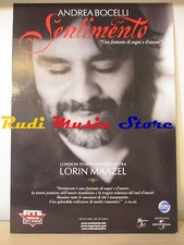 CARTONATO PROMO BOCELLI ANDREA Sentimento 67,5 X 48 CM cd dvd vhs lp mc