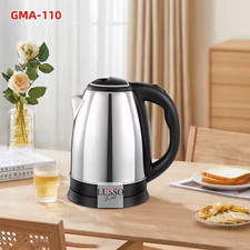 Bollitore elettrico da 2L bollitore in acciaio scalda bevande in acciaio tisane