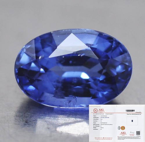 Zaffiro naturale blu - blu, ct