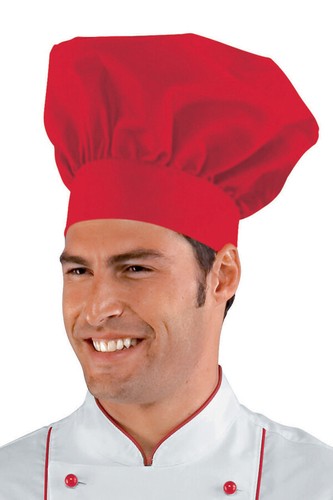 Cappello cuoco rosso - cappello,