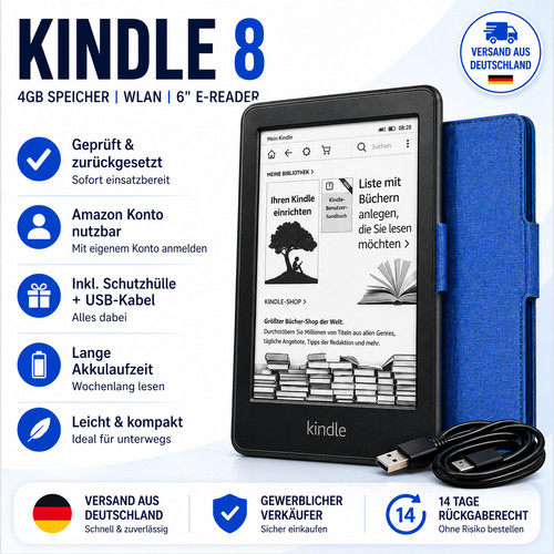 Amazon kindle generazione - kindle, 8.