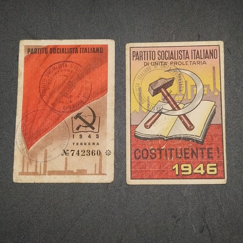 Lotto tessere partito - di, 2