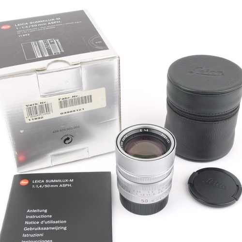 Leica summilux 50 mm - 1,4/50,