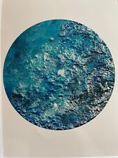 Quadro Luna Azzurra di Paola Romano.  30 Cm