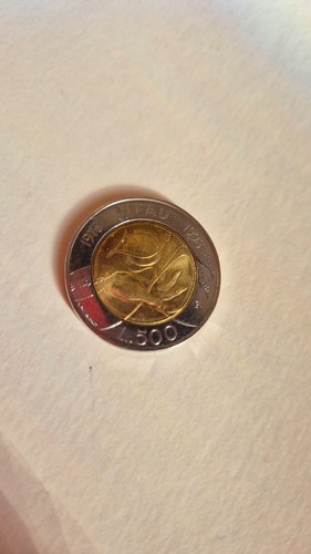 Moneta italia 500 lire - italia,