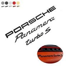 Per PORSCHE Panamera Turbo S Lettere Distintivo Posteriore Emblema Look Deck Coperchio
