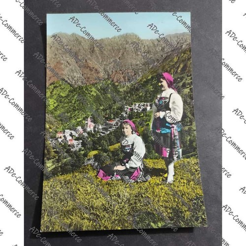 Cartolina costume rimella - cartolina, di
