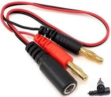 Cavo a banana da 2,1 DC a 4 mm 30 cm per occhiali Fatshark FPV, flessibile