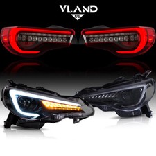VLAND LED Headlights+Red Tail