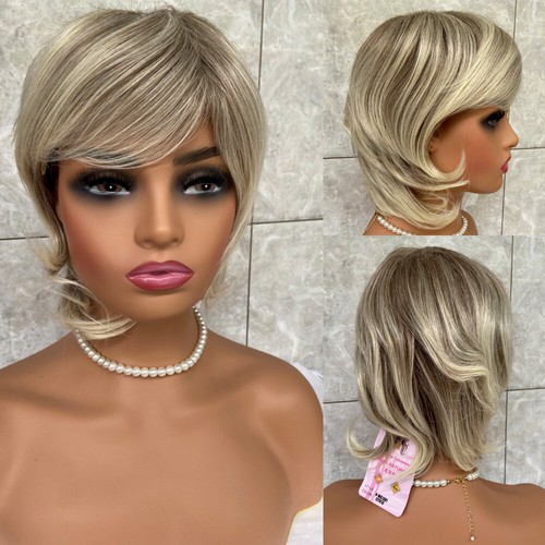 Parrucca chic corta strati