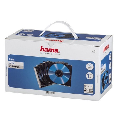 Hama custodie slim case - hama, cd