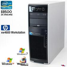 HP WORKSTATION XW4600 500 GB 8 GB RAM E8500 COMPUTER PC WINDOWS XP RS232 PARALLELO