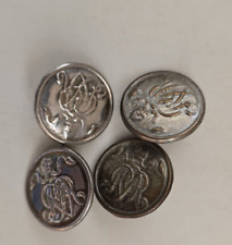 GEMELLI IN ARGENTO DIVISA GUARDIA NOBILE DEL PAPA ANTE 1830