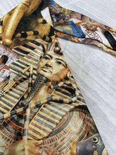 Cravatta collo uomo oro papiro - oro,