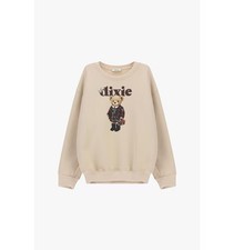 Felpa Girocollo Stampa Orsetto Frontale Dixie Collezione Autunno Inverno 2025/26