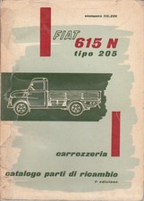 FIAT 615 N - CATALOGO RICAMBI