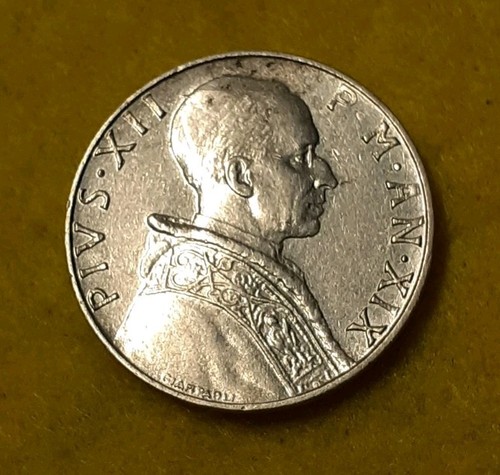 Vaticano lire 1957 pio xii - 1957,