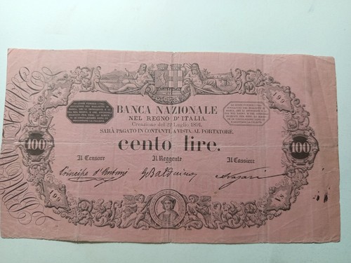 100 lire colombo banca - 100,