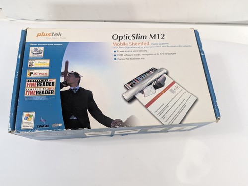 Plustek opticslim m12 scanner - opticslim,