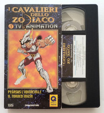 Vhs I Cavalieri Dello Zodiaco 1 Pegasus L'Invincibile/Il torneo Inizia Film(V182