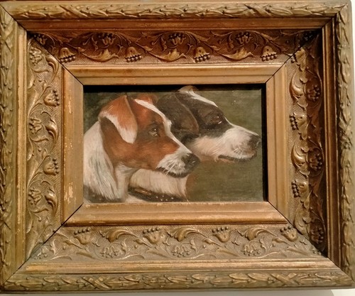 Dipinto olio rame - su, ritratto