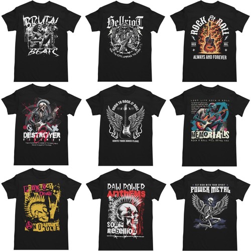 Shirt rock metal uomo - t-shirt,