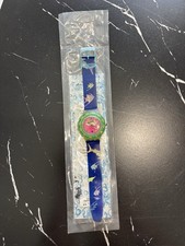 SWATCH SCUBA 1990 HAPPY FISH SDN101 USATO FUNZIONANTE VINTAGE