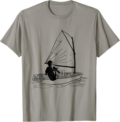 Optimist barca vela maglietta - vela,