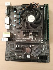 SCHEDA MADRE ASROCK FM2A55M-DGS + CPU + 8GBRAM + SSD