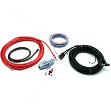Kit Cavi RCA Potenza Alimentazione Massa x Amplificatore o Subwoofer auto 8 AWG
