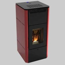  IDROSTUFA A PELLET CORVARA 20V - Kw 19.27 - Bordeaux