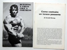ARNOLD SCHWARZENEGGER BUILDING A CHEST LIKE A FORTRESS BOOKLET bodybuilding
