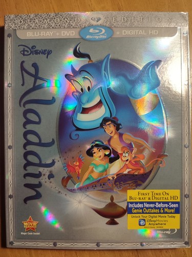Disney aladdin 2015 blu - +, dvd