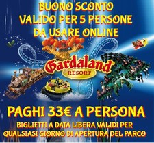 Gardaland Buono Sconto 2025 -