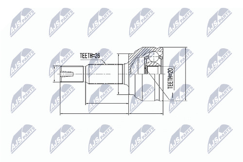 Kit giunti albero motore - , nty