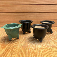 set di 4 vasi bonsai Tokoname