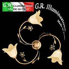 PLAFONIERA IN FERRO BATTUTO 3