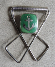 MOLLETTA PORTASOLDI VINTAGE - STEMMA MARINARO SMALTATO