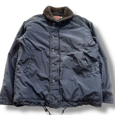 Giacca a ponte Buzz Rickson's UNITED CARR N-1 stile militare vintage L #EK ZCA